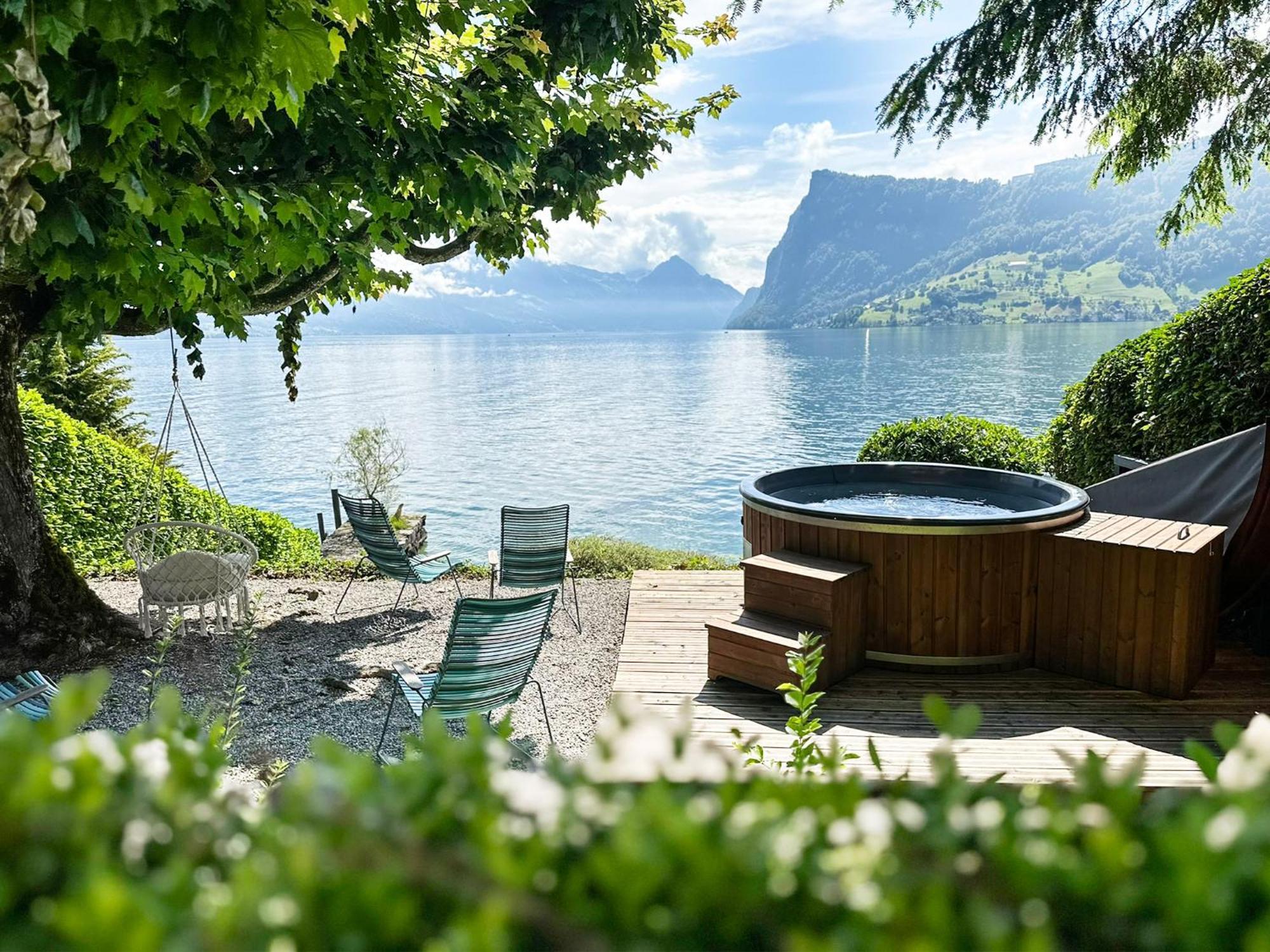 Seehotel Kastanienbaum Luzern Dış mekan fotoğraf